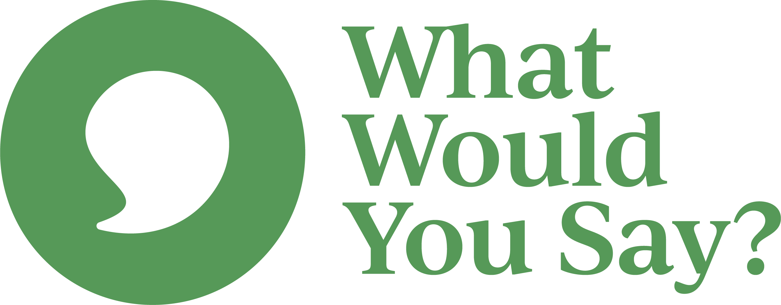 Welcome to ... - What Would You Say